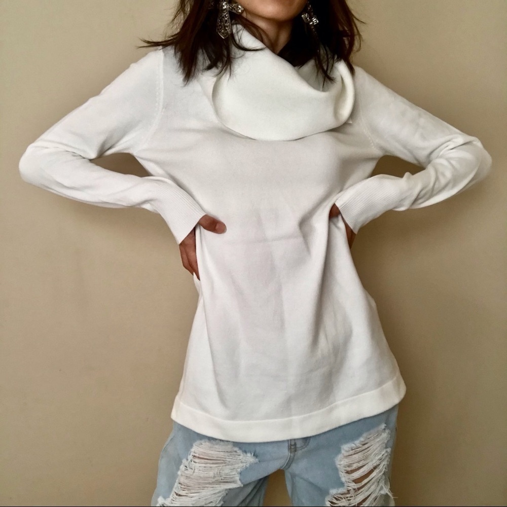 French Connection White Sweater